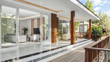 Vila Keluarga, 3 kamar tidur | Teras/patio