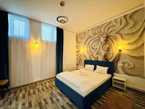 1 soverom, strykejern/-brett, wi-fi og sengetøy