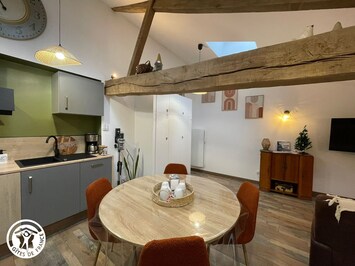 Gßte agréé Gßtes de France en Vendée : Séjour/salon/cuisine