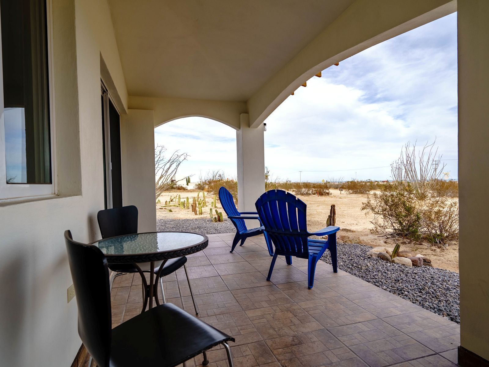 El Dorado Ranch Studio for Rent in San Felipe Studio Ross - patio