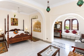 Royal Double Room | Premium bedding, bed sheets - Castle Bijaipur - A Luxury Heritage Resort, Chittorgarh (Chittorgarh)