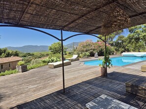 Pool - BASTIDE EN PIERRE AVEC PISCINE (Le Plan-de-la-Tour)