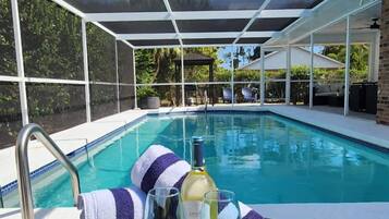 Indoor pool, a heated pool