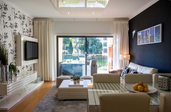 Living room - Apart Vilamoura Pine D'alma Portuguesa (Loulé)