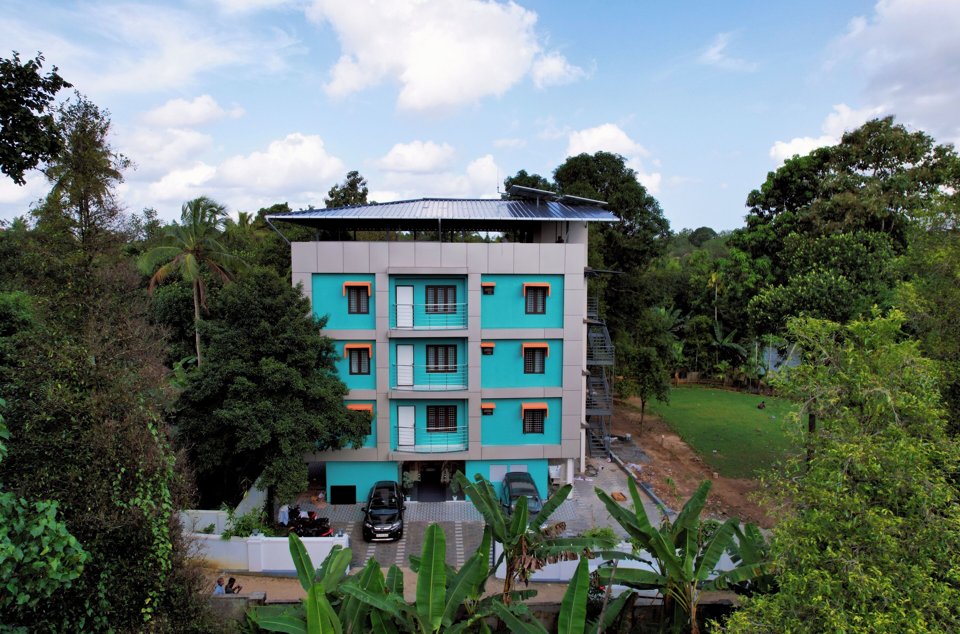 Fachada de la propiedad