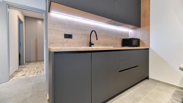 Studio, pemandangan kota | Dapur pribadi