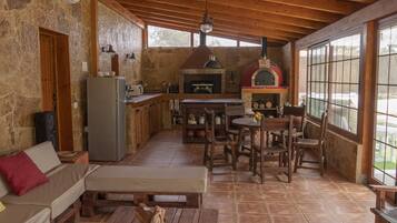 Una chimenea