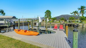 Unclassified image, 2 of 27, button - Dock + Patio w/ Canal View: Paradise in Cape Coral (Cape Coral)