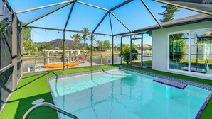 Unclassified image, 4 of 27, button - Dock + Patio w/ Canal View: Paradise in Cape Coral (Cape Coral)