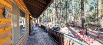 Deck & Forest Views: Black Bear Cabin' in Payson