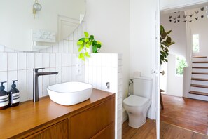 Douche, sèche-cheveux