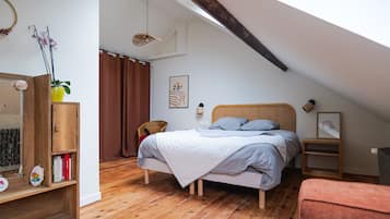 2 chambres, Wi-Fi gratuit, draps fournis