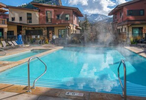 A heated pool - ONE Riverfront Luxury Resort | Ski In-Ski Out | Unparalleled Convenience (Avon)