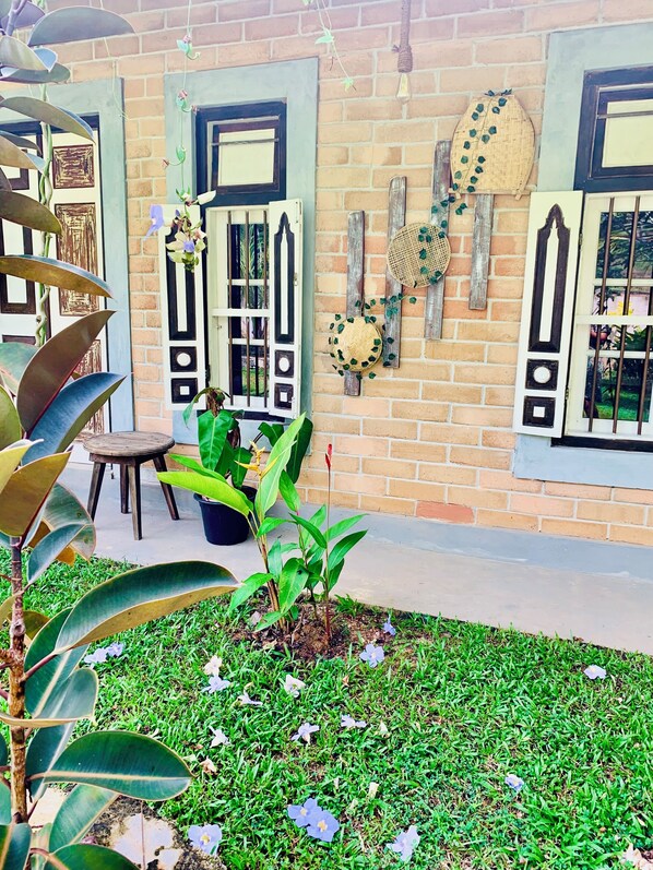 Façana frontal de l'allotjament