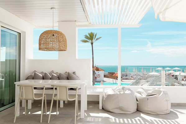 Standard Apartment, Sea View L&B | Balcony view - Sunwing Arguineguín Seafront (Mogan)