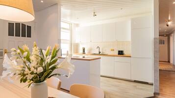 Mikrowelle, Herdplatte, Geschirrspüler