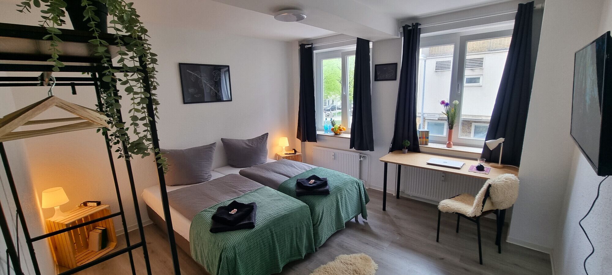 2 Schlafzimmer, Schreibtisch, kostenloses WLAN