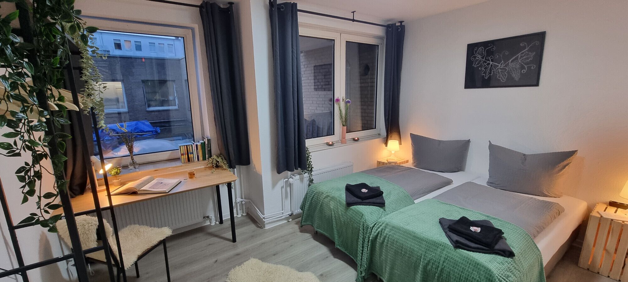 2 habitaciones, escritorio y wifi gratis 