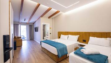 Quadruple Room, Garden View | View from room