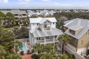 Exterior - Top Location on 30A Bordering Rosemary Beach with Private Pool and Beach (Inlet Beach)