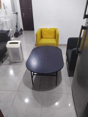 Loft econômico, vista para o parque | Área de estar