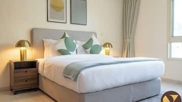 奢华公寓 | 1 多间卧室、笔记本电脑工作区、熨斗/熨衣板、婴儿床