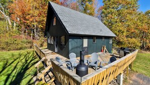Terrace/patio - Mountain View Ski Minutes to Windham & Hunter (Windham)