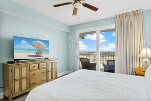 2 bedrooms, iron/ironing board, free WiFi, bed sheets - Spacious condo w/ pools, bowling & resort dining (Panama City Beach)