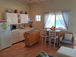 Fridge, microwave, oven, stovetop - Stunning Seaside Beach, Breeze, Cozy, Studio Condo on Sandy Hill Beach (The Valley)