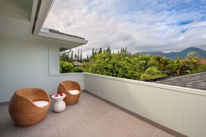 Terrace/patio - Hihimanu House by Gather: Spacious Home w/ Lanai, Mountain Views & A/C (Princeville)