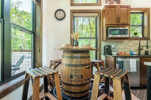 Fridge, microwave, oven, stovetop - *Romantic 1BD Cabin w/ HOT TUB! WiFi + Fireplace!* (Sevierville)