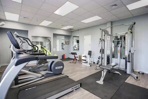 Fitness facility - ☆ NEW 2-bed, 2-bath Condo with Stunning Gulf View –Steps from Best Attractions! (Pensacola Beach)