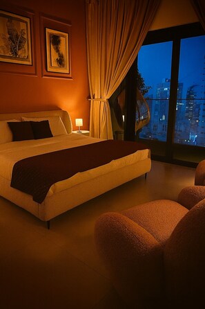 1 chambre, coffres-forts dans les chambres, bureau