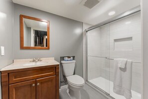 Hair dryer, towels