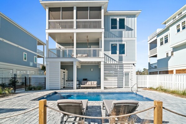 Alberca al aire libre 