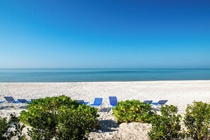 Accommodatie ligt op het strand