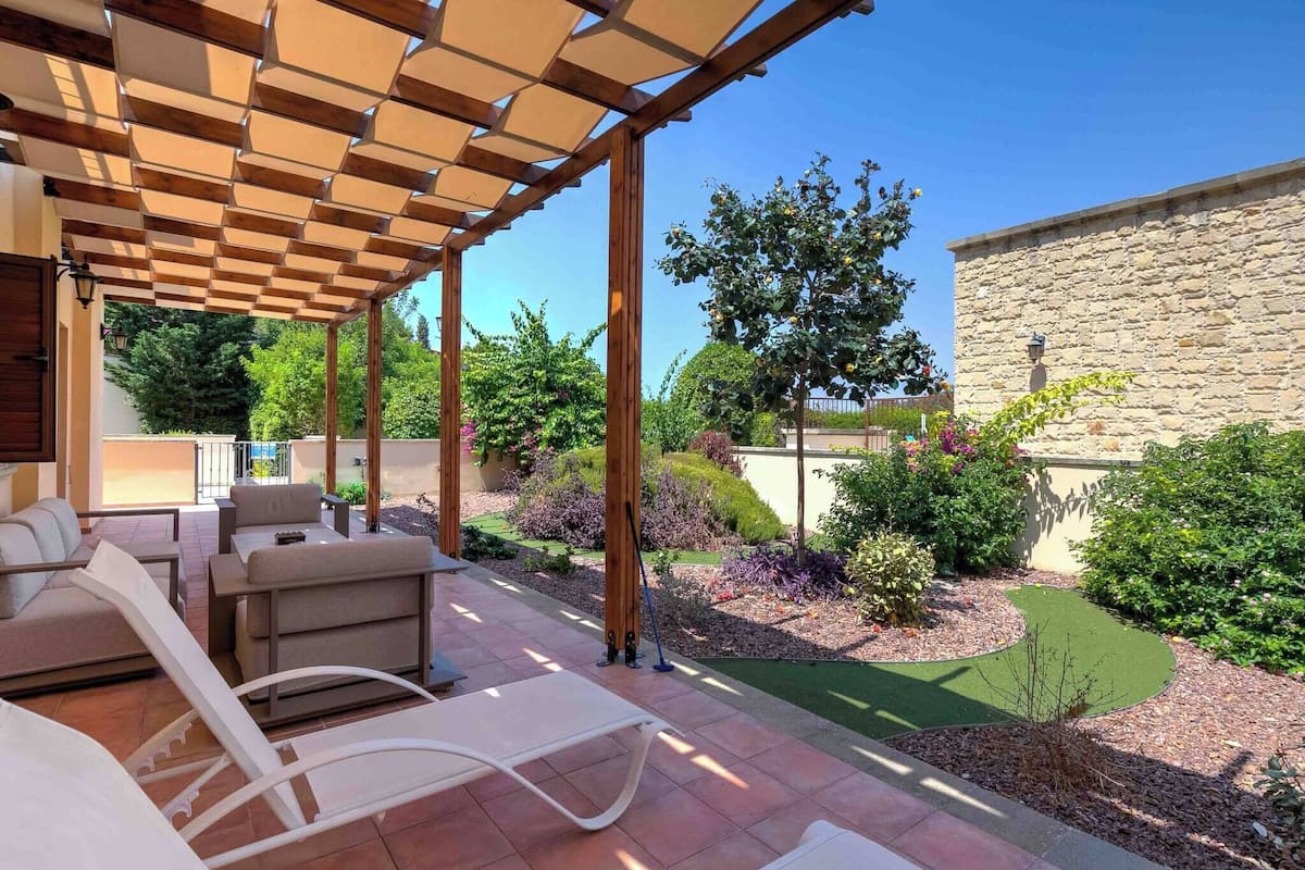 Appartement, 2 slaapkamers, terras, uitzicht op tuin | Terras