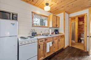 Private kitchen - The Blue Bird Cabin (Keystone)