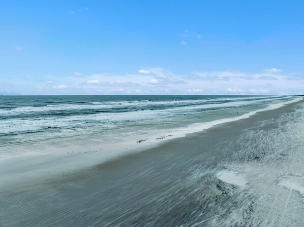 Sun loungers, beach towels