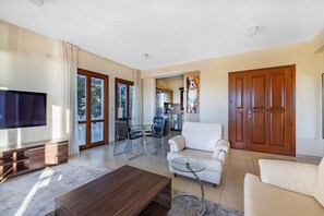 Apartment, 1 Bedroom, Terrace, Mountain View | Living room - Aphrodite Premium Apartments II (Kouklia)