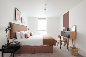 アパートメン��ト ベッド (複数台) パティオ シティビュー (Flat 8 and 9) | 2 室のベッドルーム、客室ごとに異なる装飾、客室ごとに異なるインテリア