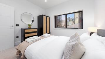 Apartment, 1 Double Bed with Sofa bed, Patio, City View (Flat 1-4) | 1 bedroom, individually decorated, individually furnished