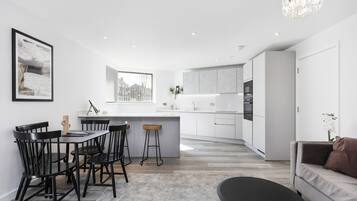 Apartment, 2 Double Beds, Kitchen, City View (Bejoux Court - Apt 1) | Living area | 42-inch flat-screen TV with digital channels