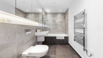Apartment, Multiple Beds, Patio, City View (Bejoux Court - Apt 2) | Bathroom | Free toiletries, towels, toilet paper
