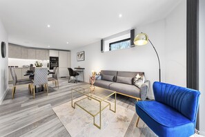 Apartment, Multiple Beds, Patio, City View (Bejoux Court - Apt 2) | Living area | 42-inch flat-screen TV with digital channels - Bejoux Court - Apt 2 (Harrow)