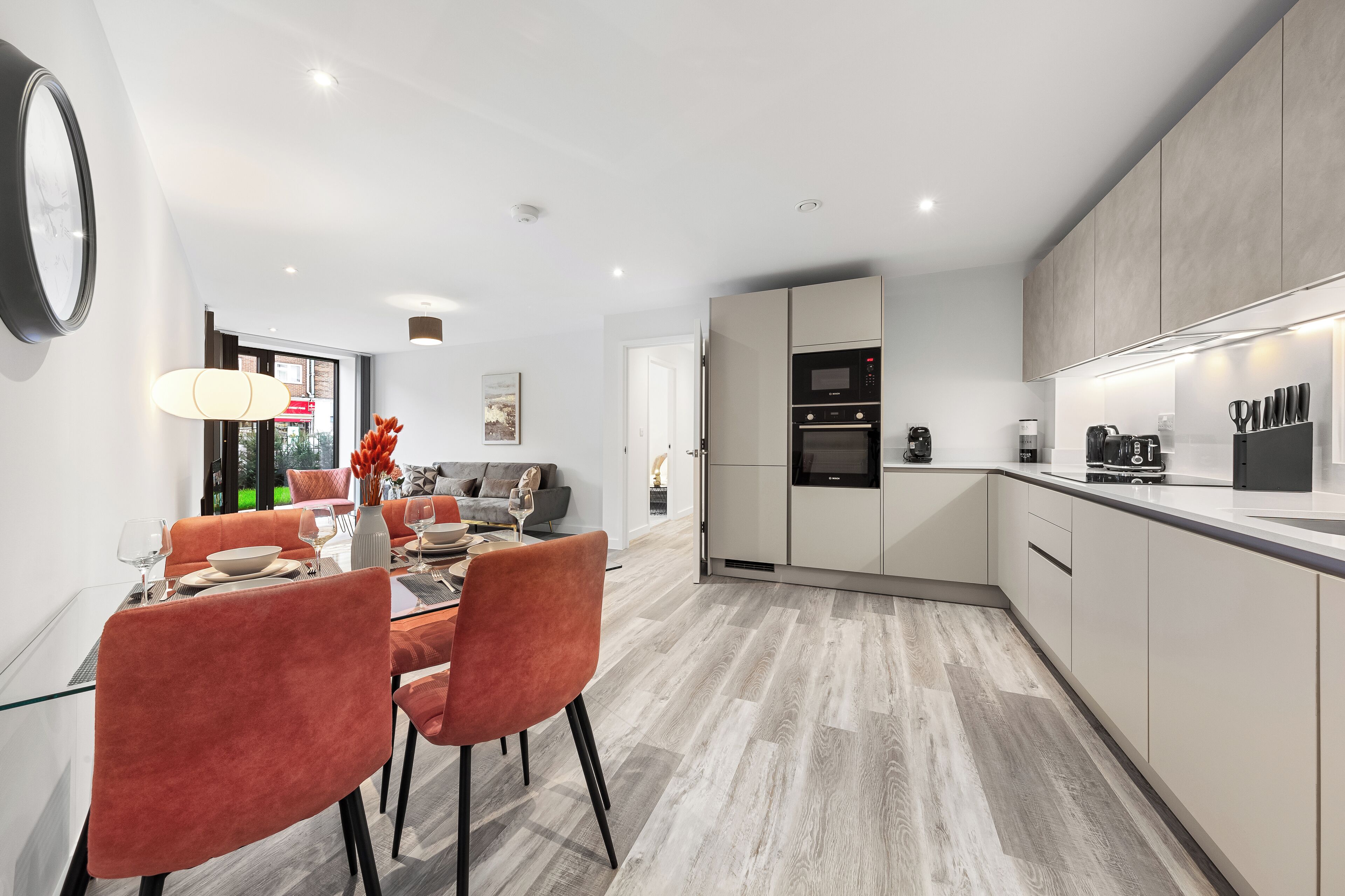 Apartment, Multiple Beds, Patio, City View (Bejoux Court - Apt 3) | Private kitchen | Fridge, microwave, oven, stovetop