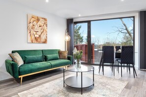 Apartment, 1 Double Bed, Patio, City View (Bejoux Court - Apt 8) | Living area - Bejoux Court - Apt 8 (Harrow)