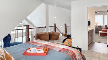 5 quartos, escrivaninha, ferros/tábuas de passar roupa, berço de viagem