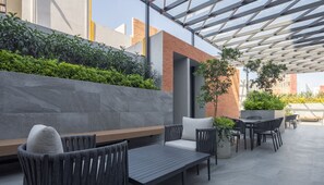 Outdoor dining - Luxurious Apartment In La Condesa (Ciudad de México)
