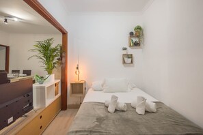 Desk, iron/ironing board, free WiFi, bed sheets